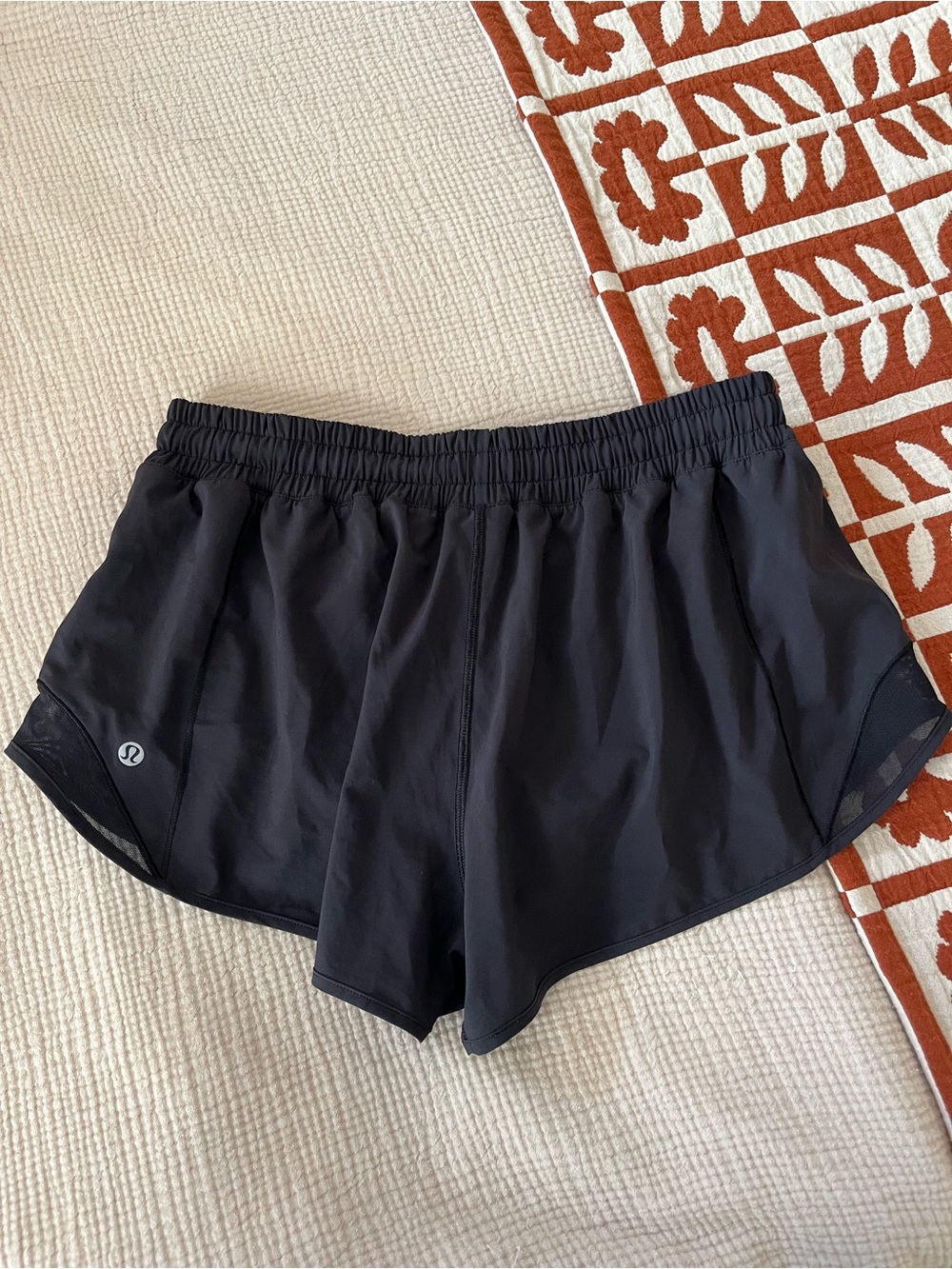 lululemon athletica Black Athletic Running Shorts